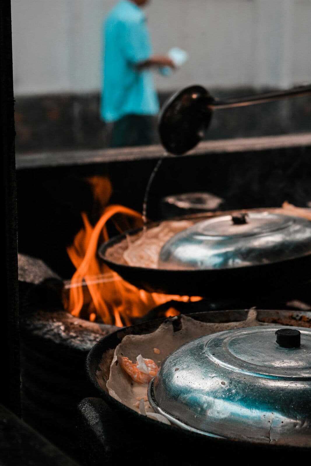 Une marmite sur le feu